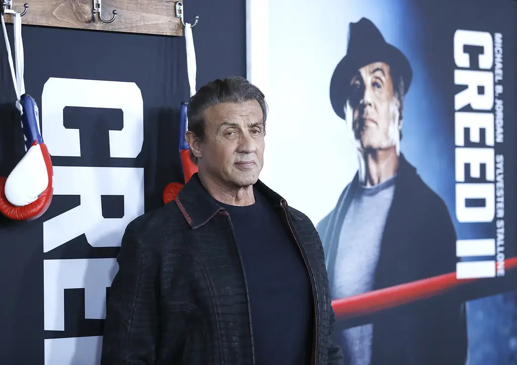 Rocky/Creed actor Sylvester Stallone attends the Creed II premiere in New York City