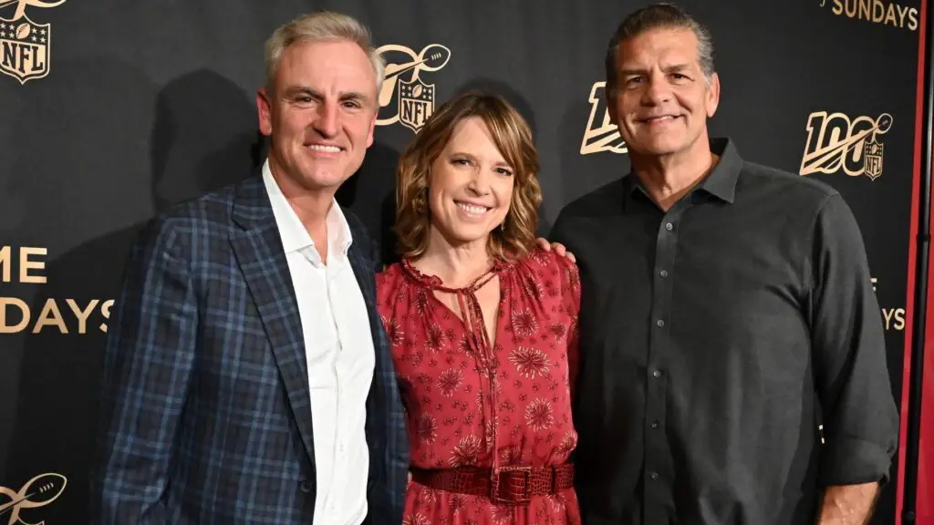 Trey Wingo, Hannah Storm and Mike Golic attend "A Lifetime Of Sundays" New York Screening at The Paley Center for Media
