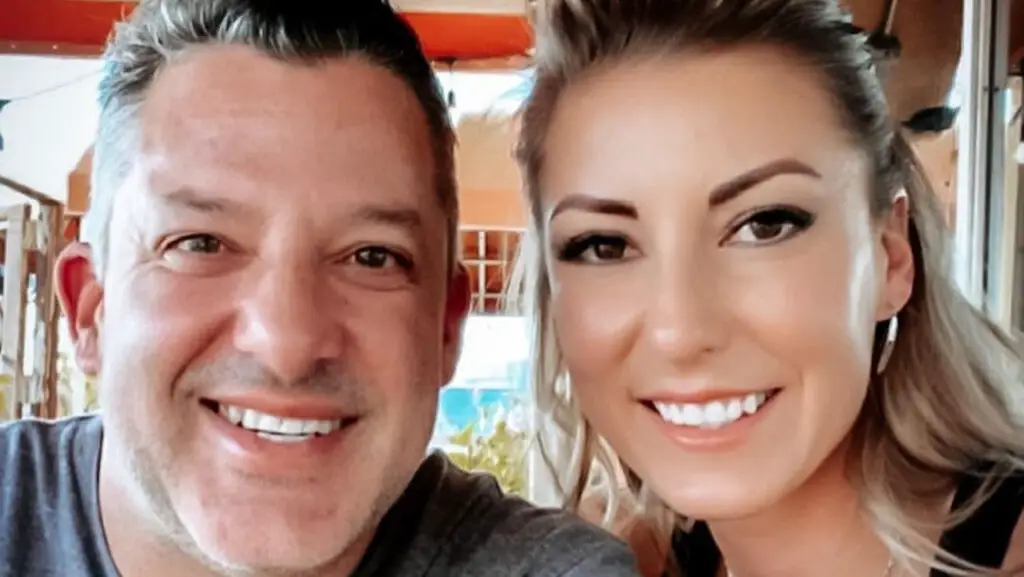 Former NASCAR Cup Series driver Tony Stewart and NHRA Top Fuel Dragster driver Leah Pruett spend time together on a recent trip