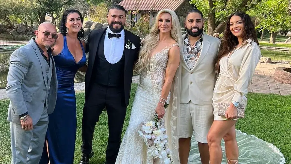 All Elite Wrestling star Andrade El Idolo and World Wrestling Entertainment superstar Charlotte Flair were married on Friday in an undisclosed location