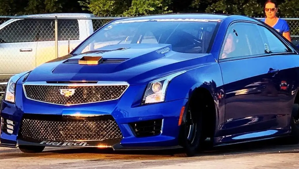 Street Outlaws star Larry Larson preparing to make a hit in his Cadillac race car