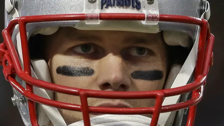 Former New England Patriots quarterback Tom Brady warms up before Super Bowl 52 against the Philadelphia Eagles at U.S. Bank Stadium