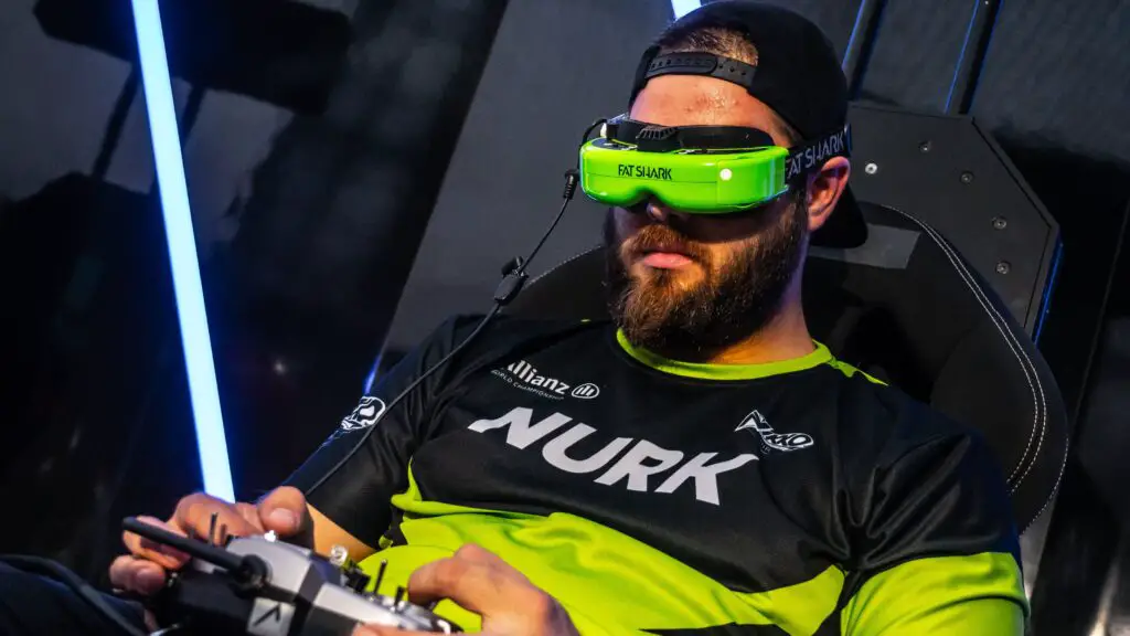 DRL pilot Paul “Nurk” Nurkkala competing in the DRL event