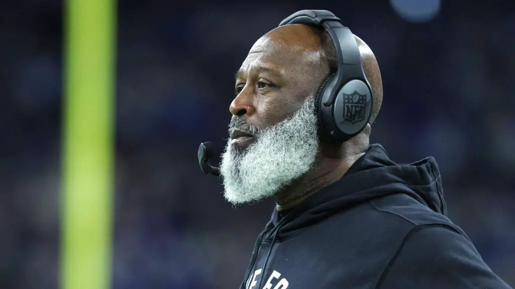 Former Houston Texans head coach Lovie Smith looks on during the second half of their game against the Indianapolis Colts
