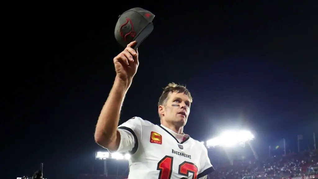 Former Tampa Bay Buccaneers quarterback  Tom Brady walks off the field after losing to the Dallas Cowboys 31-14 in the NFC Wild Card playoff game