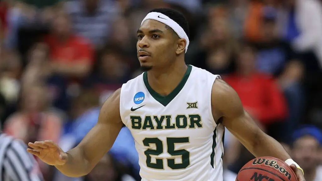 Baylor Bears player Al Freeman moves the ball in the first half against the Georgia State Panthers during the second round of the 2015 NCAA Men's Basketball Tournament