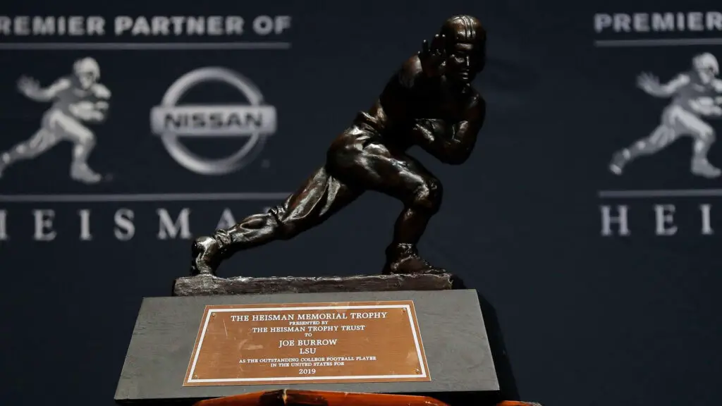 The 85th annual Heisman Memorial Trophy presented to LSU Tigers quarterback Joe Burrow