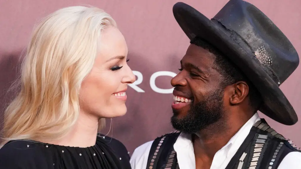 Couple Lindsey Vonn and P. K. Subban attend Sports Illustrated Fashionable 50