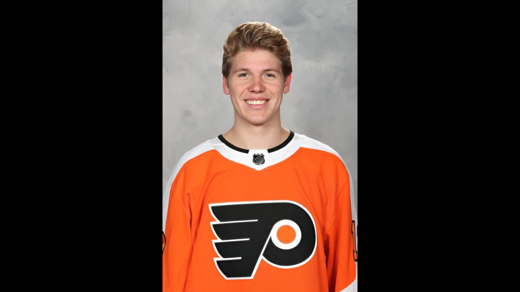 Former Philadelphia Flyers player Ronald Attard poses for his official headshot for the 2019-2020 season