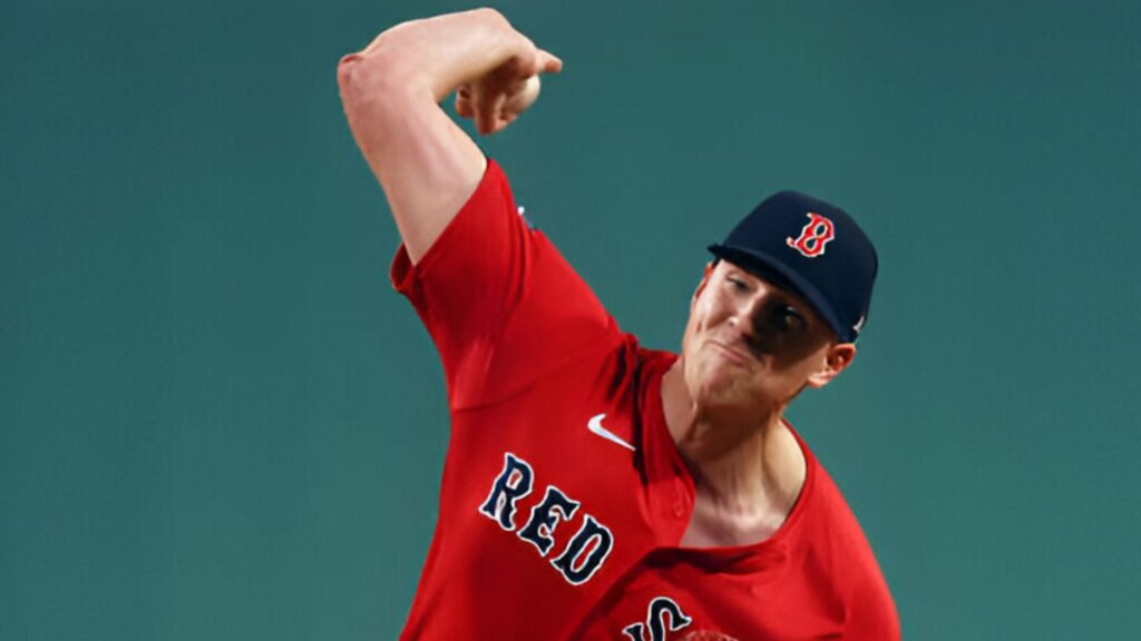 Former Boston Red Sox starting pitcher Nick Pivetta throws a pitch against the Tampa Bay Rays during the first inning